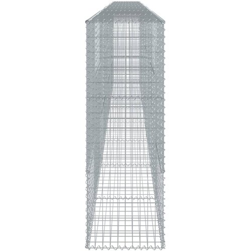  Gabionska ko&amp;scaron;ara s poklopcem 800x50x150 cm pocinčano željezo Slike