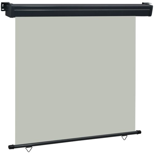vidaXL Balkonska bočna tenda 160 x 250 cm siva Cijene