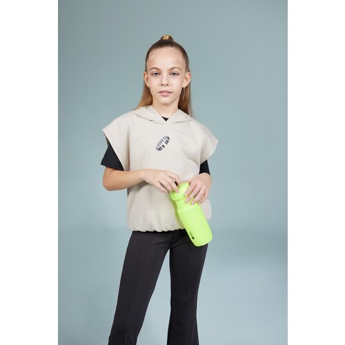 Defacto Girl&amp;amp;#39;s Hooded Printed Sleeveless Sweatshirt Slike