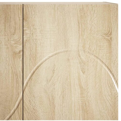  Visoka komoda Hrast sonoma 79x41x151 cm Konstruirano drvo - Hrast sonoma Slike