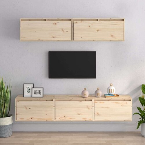 vidaXL TV ormarići 5 kom od masivne borovine Cijene