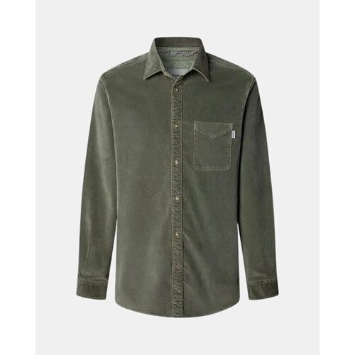 PepeJeans Srajce z dolgimi rokavi PM3090844 CLAYTON Zelena Slike