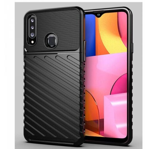 Nillkin silikonski ovitek tunder armor za huawei Y6p - črn Cene