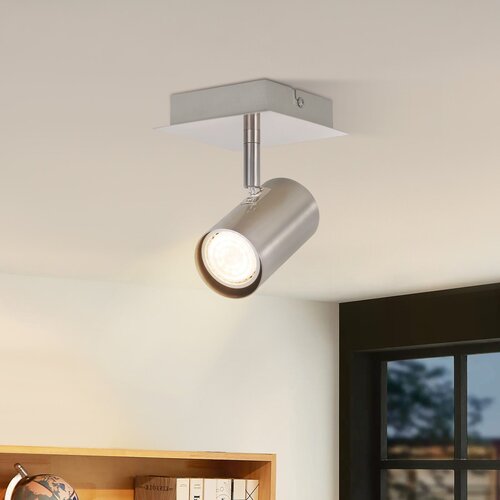 Nettlife Stropna svetilka z 1 plamenom za hodnik GU10 - LED stropna svetilka nikljeva 330&amp;deg; Brez žarnic, (22136407) Slike