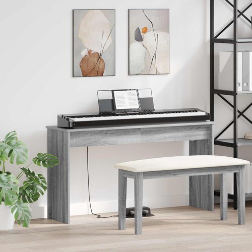  Stalak za klavijaturu Siva Sonoma 120 x 32 x 64 cm Cijene