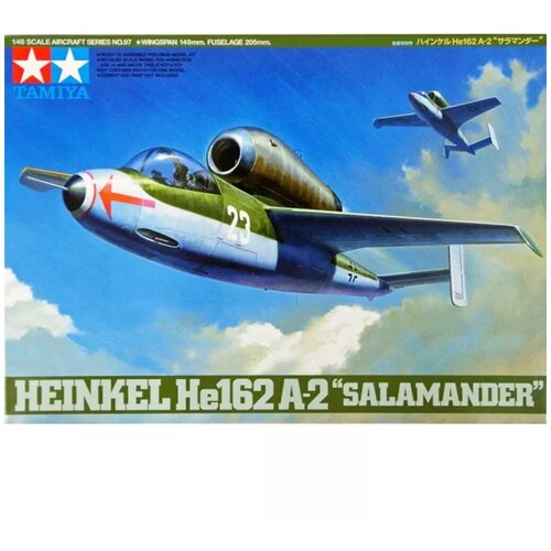 Tamiya 1:48 Ger. Heinkel He162A-2 Salamander Slike