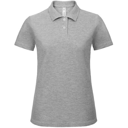  MAJICA S KRATKIMI ROKAVI POLO B&amp;amp;C ID.001/WOMEN 180G SVETLO SIVA 2XL Slike