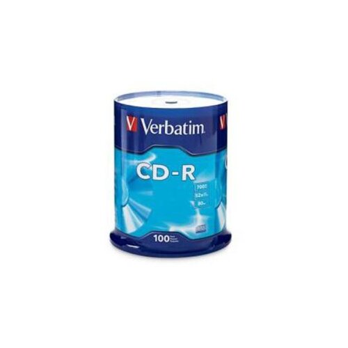  CD-R,VERBATIM, 700 MB,52X,spindle 100 kom EXTRA PRO Slike