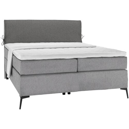 Hom`in POSTELJA BOXSPRING 120 cm x 200 cm , tekstil siva, temno siva Cene