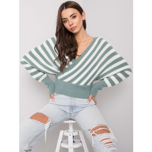 RUE PARIS Sweater-ASM-SW-7474.82P-mint Slike