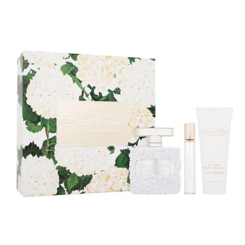 Oscar De La Renta Bella Blanca Set parfumska voda 100 ml + losjon za telo 100 ml + parfumska voda 15 ml za ženske Cene