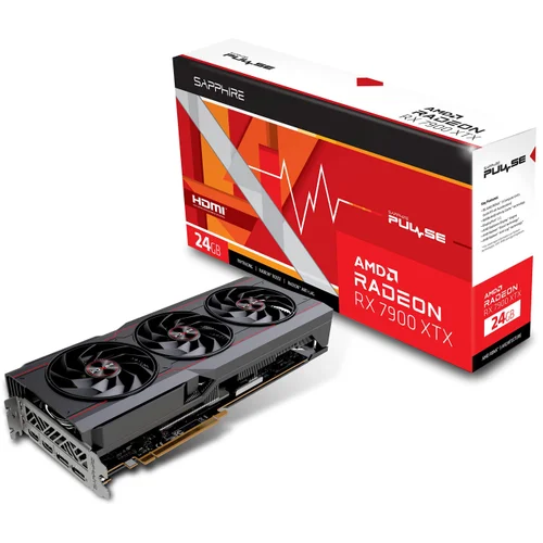 VGA SAPPHIRE PULSE AMD RADEON™ RX 7600 GAMING OC 8GB GDDR6 HDMI / TRIPLE DP LITE 11324-01-20G