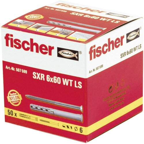 Fischer Umetci za okvire sa vijcima za drvo SXR, 507599, najlon, 1 komplet Cijene
