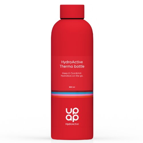 UPAP metalna termo boca Hydractive, 500ml, Crvena Slike
