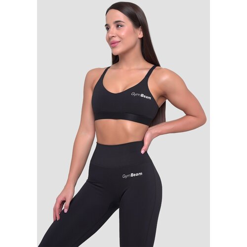 GymBeam Sportski grudnjak Essence String Black Slike