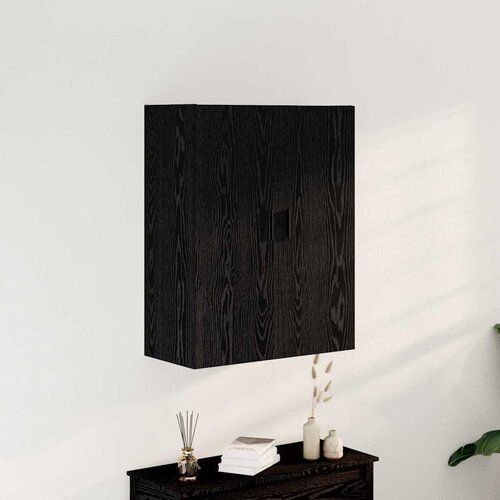  Kabinetski zidni Crni hrast 69,5 x 34 x 90 cm Konstruirano drvo Slike
