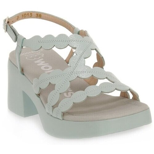 Wonders Sandali &amp;amp; Odprti čevlji Lack Aqua Zelena Slike