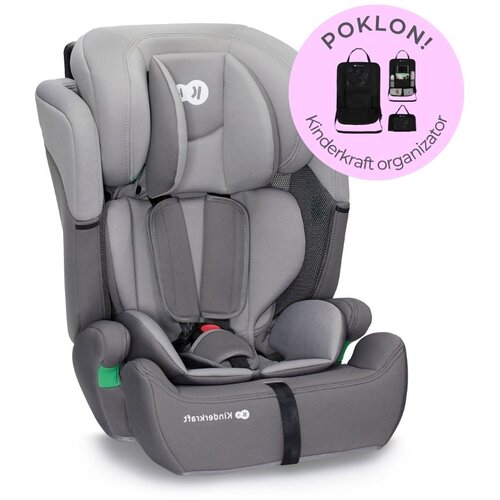 Kinderkraft autosjedalica Comfort Up i-Size 9-36 kg (76-150 cm) bez Isofix-a, Grey Cijene