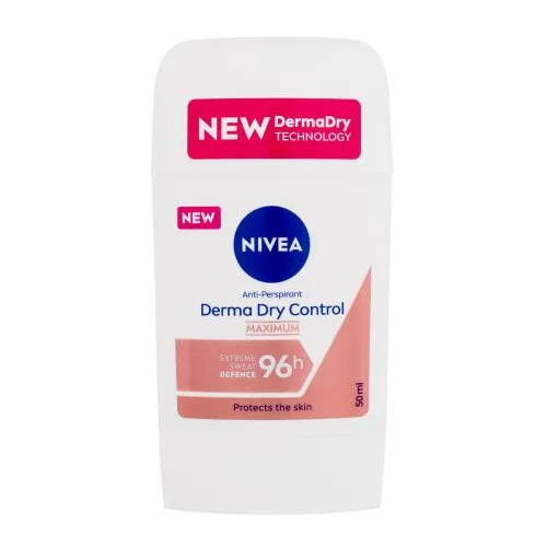 Nivea Derma Dry Control 96h u stiku antiperspirant 50 ml za ženske