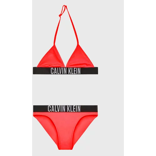Calvin Klein Swimwear Kopalni kostum KY0KY00087 Rdeča