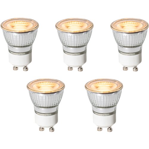 LUEDD Komplet 5 GU10 dimbare LED lamp 3,5 cm 4W 228 lm 2200K Cene