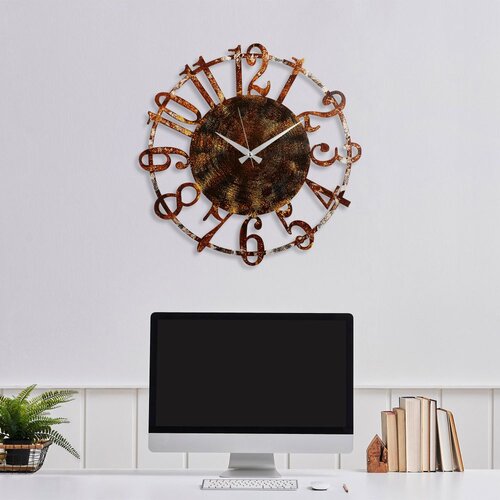 Wallity Dekorativni metalni zidni sat Metal Wall Clock 15 2 Slike