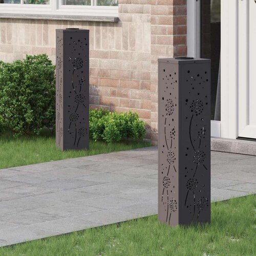  Solarna LED svjetlost za stazu 2 pcs Crna Hladno valjana čelika Cijene