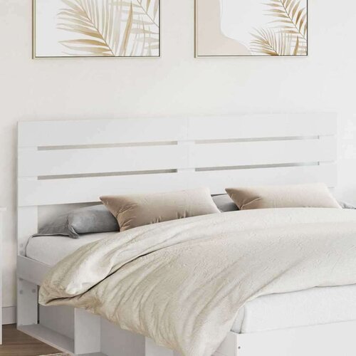  Uzglavlje s uzglavljem Bijelo 200 cm Konstruirano drvo Slike