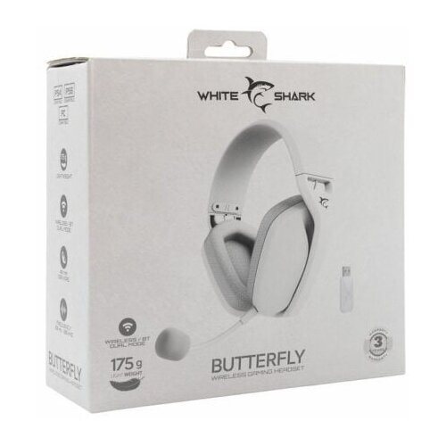  Slu&scaron;alice White Shark WGH+2442 BUTTERFLY bijele Cijene