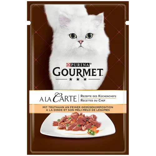 Gourmet Mega pakiranje A la Carte 26 x 85 g - Puretina i povrće