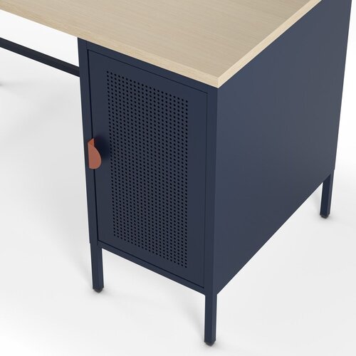 Marckeric Radni stol s pločom stola u dekoru hrasta 60x120 cm Sayla &amp;ndash; Slike