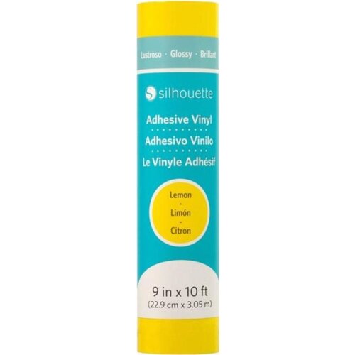 Silhouette Glossy Permanent Vinyl - 22,9 cm x 3 m - Lemon Cijene