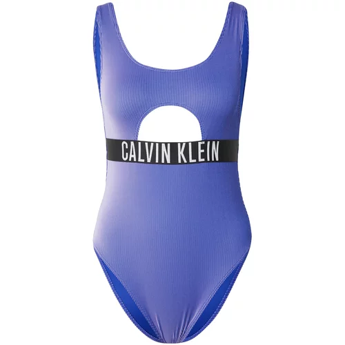 Calvin Klein Swimwear Jednodijelni kupaći kostim 'Intense Power' indigo / crna / bijela