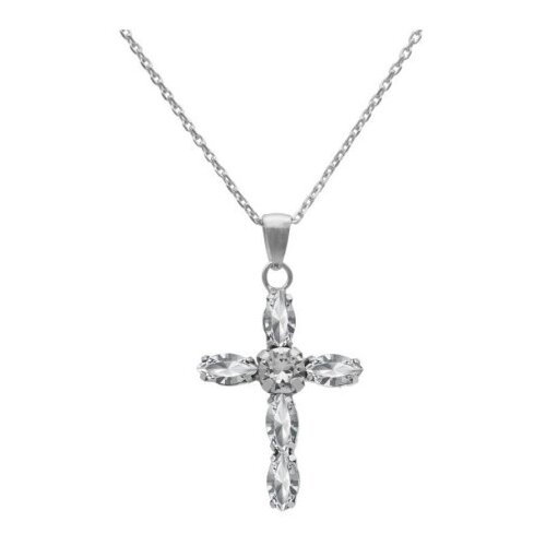 Victoria Cruz aqua crystal ogrlica sa swarovski kristalima ( a3726-07hg ) Slike