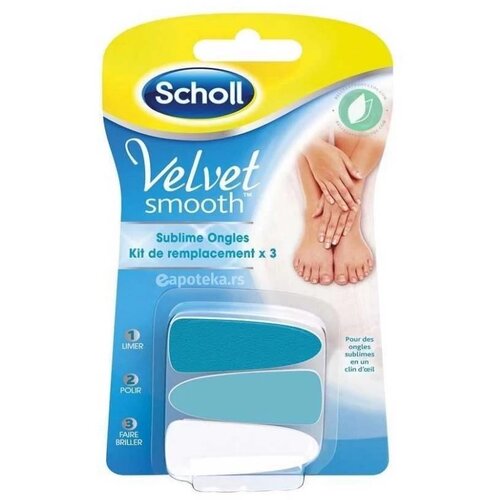 SFC Zamenski ulo&amp;scaron;ci za elektronsku turpiju za nokte Scholl refill roze Slike