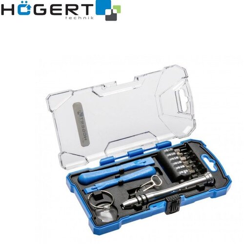 Hogert 17-dijelni set preciznih odvijača za elektroniku S2 HT1S271 Slike