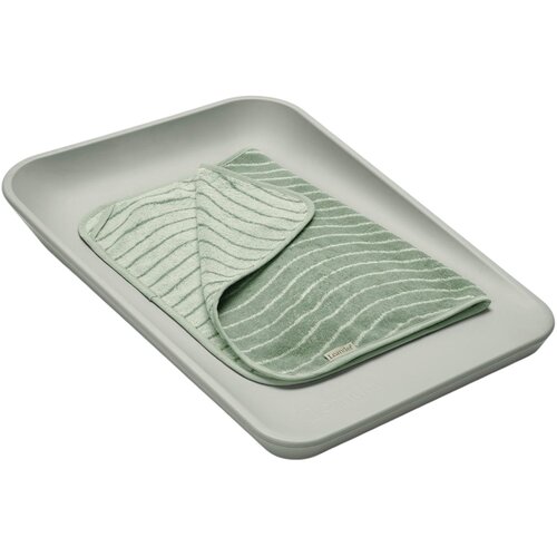 Leander® pamučni ručnik za podlogu za previjanje woodland sage green Cene