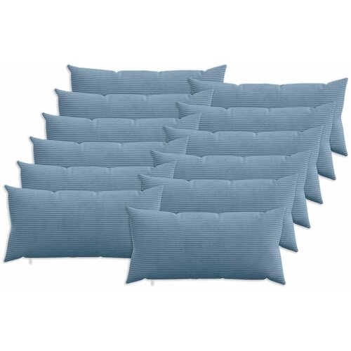  Presvlaka za jastuk 12 pcs HEERLEN Plava 40 x 80 cm Kord Cene