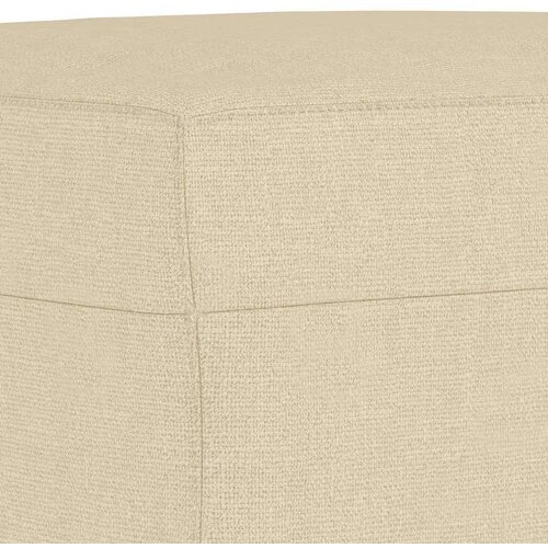  Tabure krem 60 x 50 x 41 cm od tkanine Slike