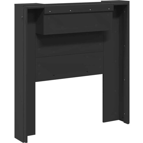  Uzglavlje Crna 100 x 16 5 x 103 5 cm Konstruirano drvo Slike