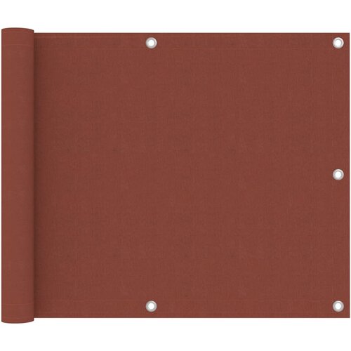Balkonski zastor terakota 75 x 500 cm od tkanine Oxford Cijene