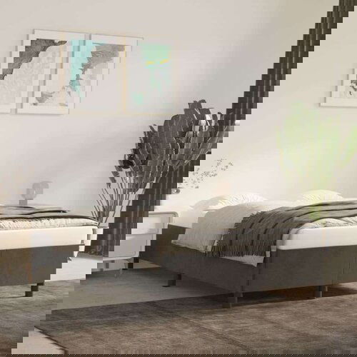  Posteljni okvir temno siv 120x200 cm žamet, (20724421) Slike