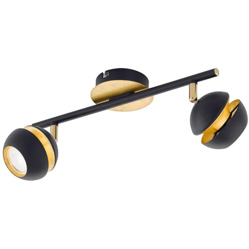 Eglo Nocito spot/2, led, 2x3,3w, 2x240lm, zlatna/crna Cene