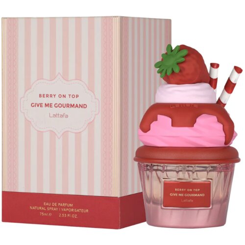 Lattafa give me gourmand berry on top parfemska voda uniseks 75 ml Slike