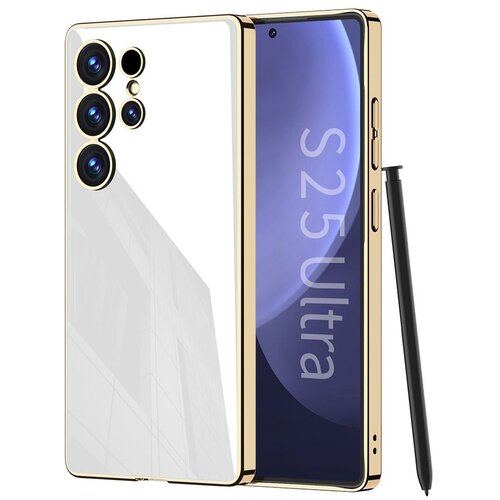 Maska S MIRROR za Samsung S938B Galaxy S25 Ultra 5G/ bela Slike