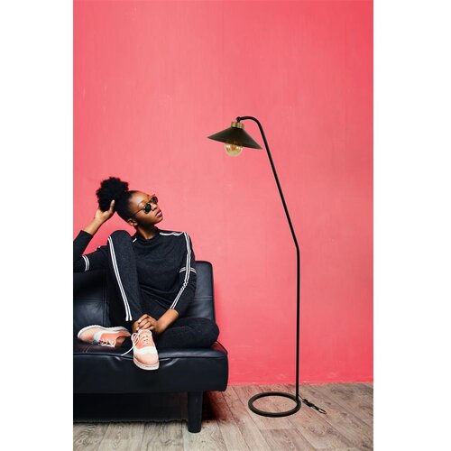 Opviq podna lampa Delta, 155 cm, E27, crna Cene