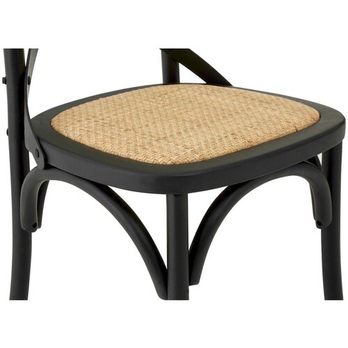 Premier Housewares Črn jedilni stol iz masivnega hrasta Lyon &amp;ndash; Slike