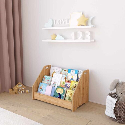 Hanah home polica za knjige, 57x38x34cm, bijela Cijene