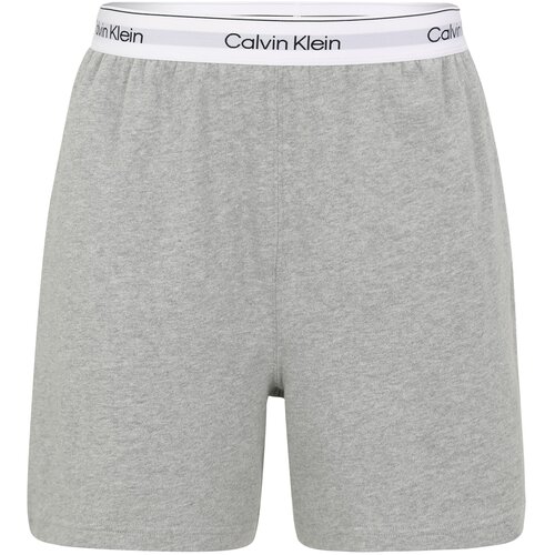 Calvin Klein Underwear Pidžama hlače svijetlosiva / bijela Cene