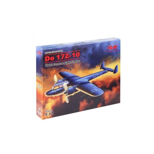 ICM Set za modelovanje Aircraft - Do 17Z-10 WWII German Night Fighter, 1:72 Slike